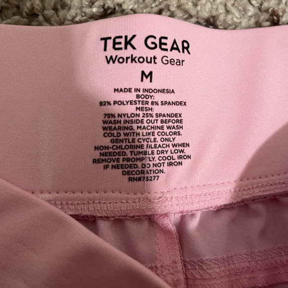 Blush‎ Pink Tek Gear Short Shorts | M | NWOT - Picture 3 of 6